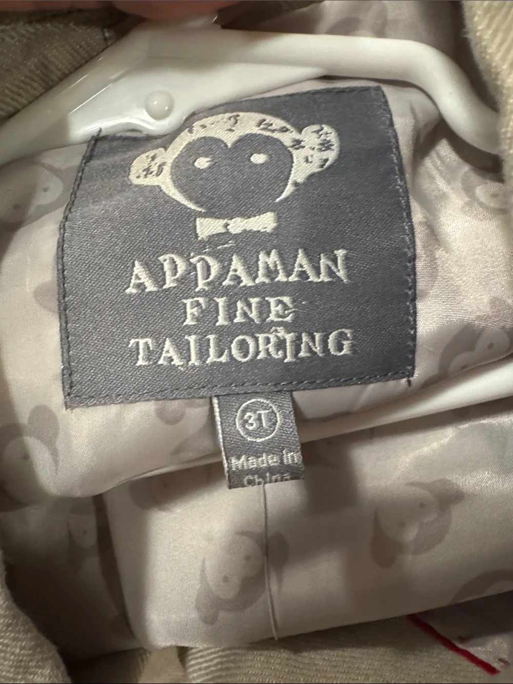 Appaman batural linen toddler sports jacket size 3T
